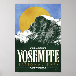 Poster Nationaal Park Yosemite