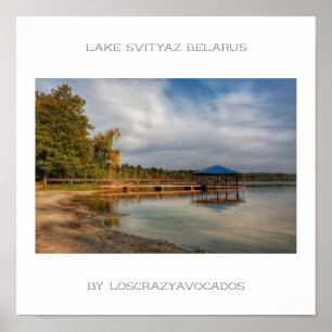 Poster Natuur Wit-Russisch meer Svityaz