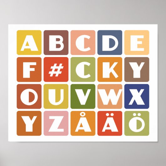 Poster Naughty Alphabets (Voorkant)