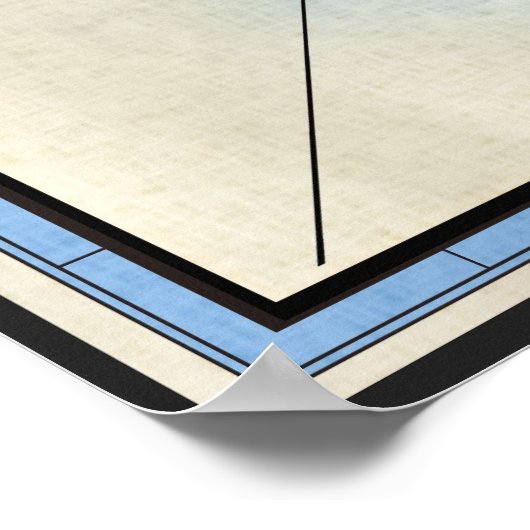 Poster Nautische anchors (Hoek)