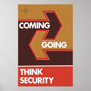 Poster NAVO Komend - Gaand. Denk aan Veiligheid
