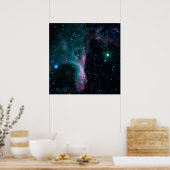 Poster Nebula DG129 (Scorpius) (Keuken)