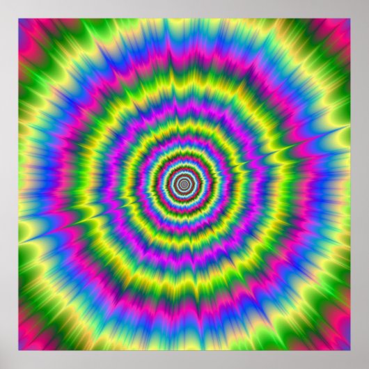 Poster Neon Explosion (Voorkant)