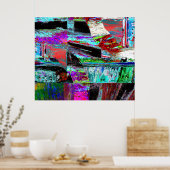 Poster – Neon Pulse (Keuken)