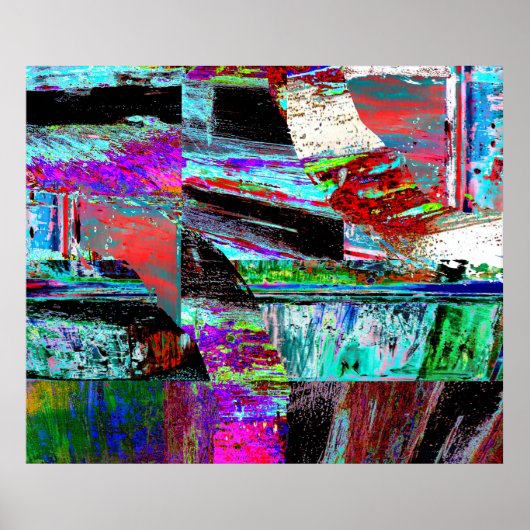 Poster – Neon Pulse (Voorkant)