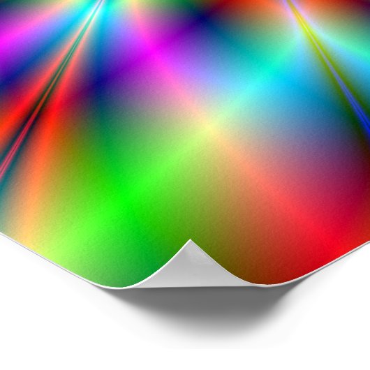 Poster Neon Star Exploding (Hoek)