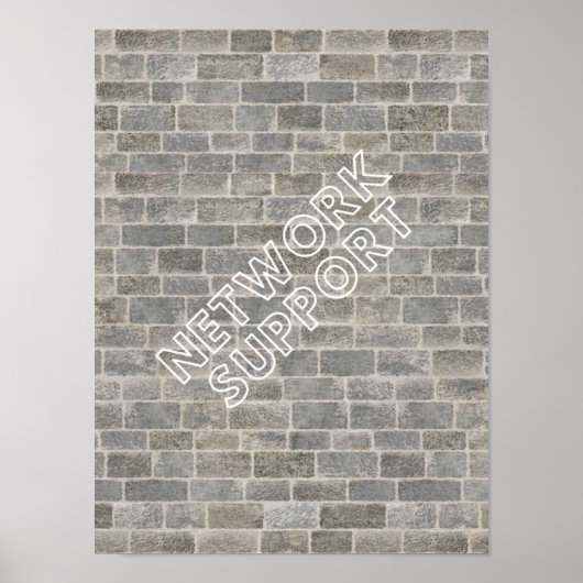 Poster Network Support (Voorkant)