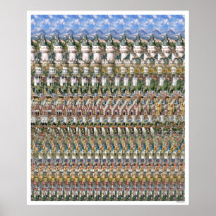 Poster Neuschwantstein Castle (20 x 24 inch)