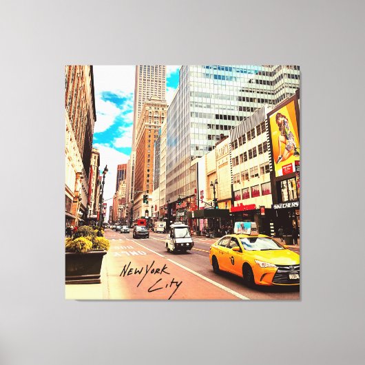 Poster New York City Canvas Afdruk (Voorkant)
