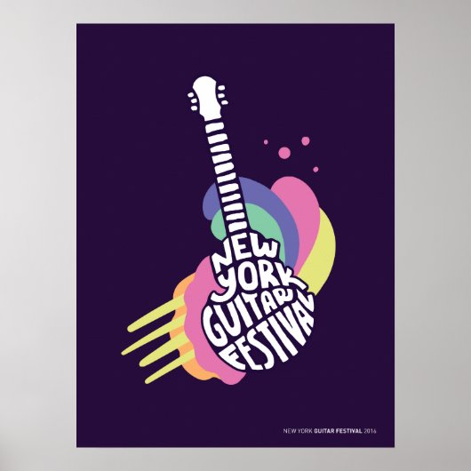Poster New York Guitar Festival 2016 (Voorkant)
