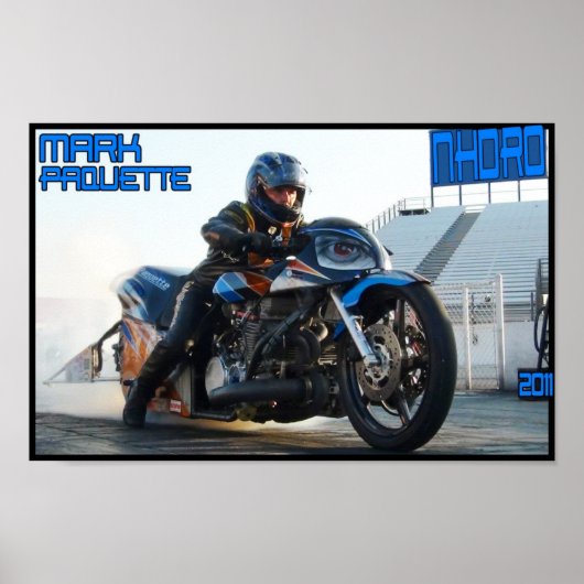 Poster NHDRO 2011 voor motorfietsen met turbomotor (Voorkant)