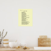 Poster-Nicene Creed~ ! Poster (Keuken)