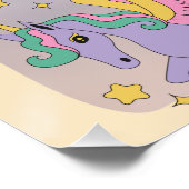 poster niet-binaire transgentische eenhoorn (Hoek)