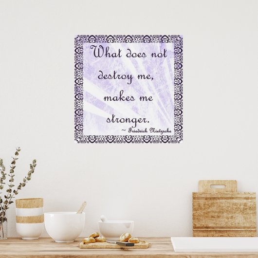 Poster - Nietzsche (Keuken)