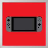 Poster Nintendo-switch (grijs) (Voorkant)