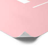 Poster: Noem het een Plan (Roze) Poster (Hoek)