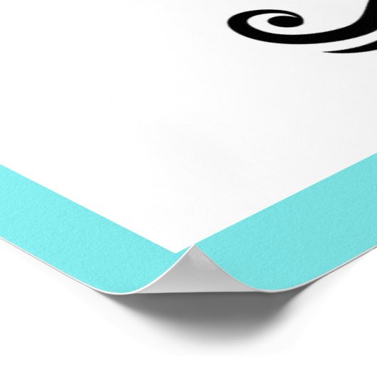 Poster-Nooit opgeven Poster (Hoek)