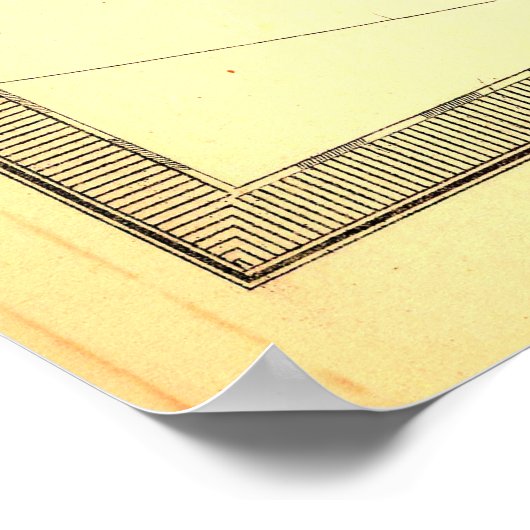  Poster Noord-Amerika kaart (Hoek)