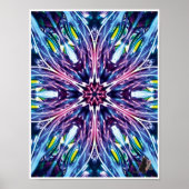 Poster Noord-Star Kinetic Collage Kaleidoscoop (Voorkant)