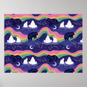 Poster Noordelijke Lichten (Voorkant)