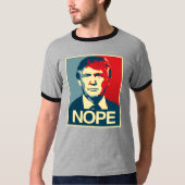 Poster Nope - Donald Trump - T-shirt (Voorkant)