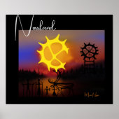 Poster Norrlands kväll (Voorkant)