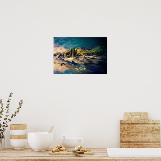 Poster Northrop F-5E Tiger II (Keuken)