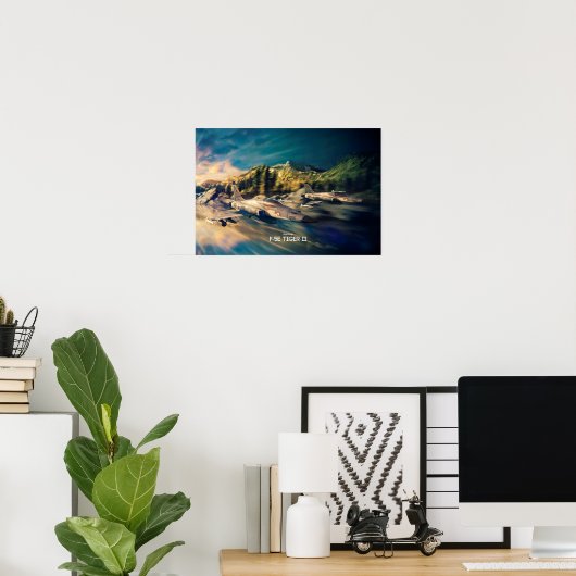 Poster Northrop F-5E Tiger II (Thuiskantoor)