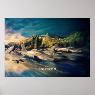 Poster Northrop F-5E Tiger II