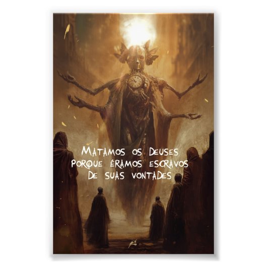 Poster Novo Mundo (Frase II) (Voorkant)