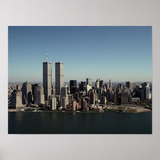 POSTER NYC~ in Memoriam ~ Twin Towers (Voorkant)