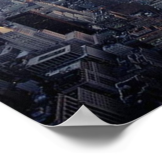 POSTER NYC~ in Memoriam ~ Twin Towers (Hoek)