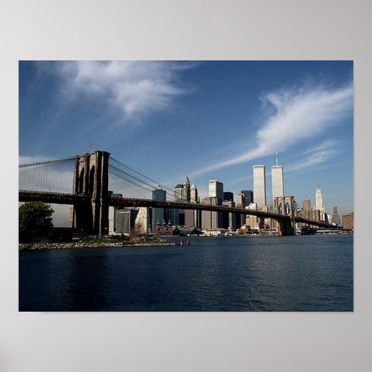 POSTER NYC~ in Memoriam ~ Twin Towers (Voorkant)