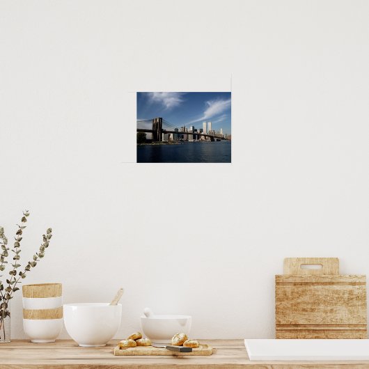 POSTER NYC~ in Memoriam ~ Twin Towers (Keuken)