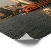 POSTER NYC~ in Memoriam ~ Twin Towers & SIFerry (Hoek)