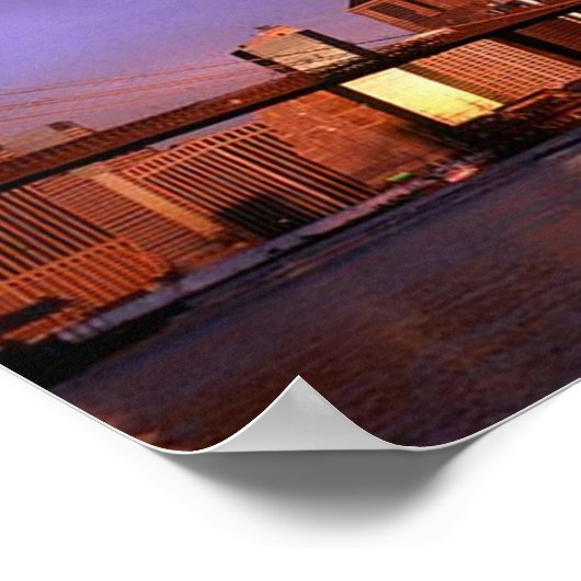 POSTER NYC~ World Trade Center ~ Twin Towers (Hoek)