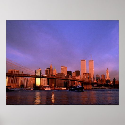 POSTER NYC~ World Trade Center ~ Twin Towers (Voorkant)