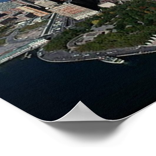 POSTER NYC~ World Trade Center ~ Twin Towers (Hoek)