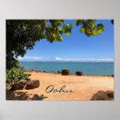 Poster - Oahu Beach (Voorkant)