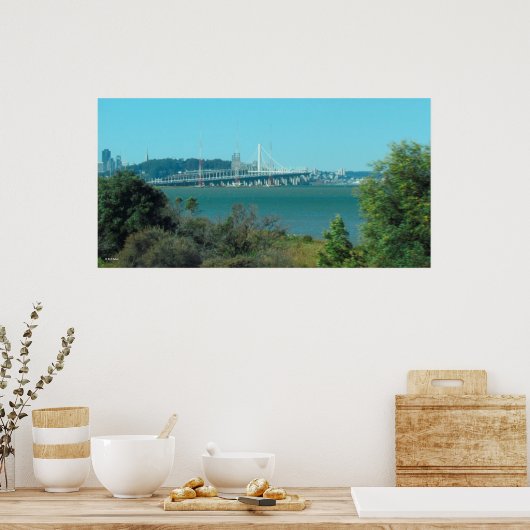 Poster - Oakland Bay Bridge 2013 (Keuken)