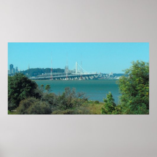 Poster - Oakland Bay Bridge 2013 (Voorkant)