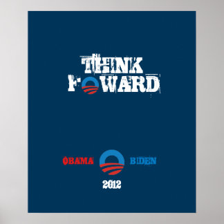 Poster Obama - Biden 2012 Denk vooruit