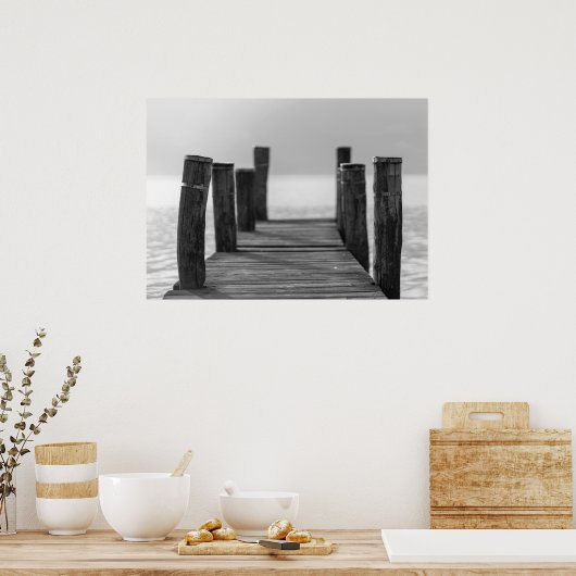 Poster Ocean Dock Scene (Keuken)