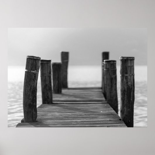 Poster Ocean Dock Scene (Voorkant)
