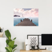 Poster Ocean Dock Scene (Thuiskantoor)
