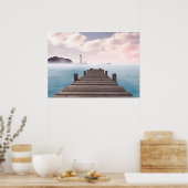 Poster Ocean Dock Scene (Keuken)