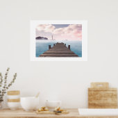 Poster Ocean Dock Scene (Keuken)