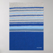Poster - Ocean Horizon in Crochet (Voorkant)