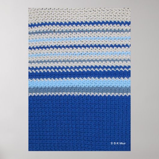 Poster - Ocean Horizon in Crochet (Voorkant)