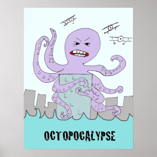 Poster octopocalypse (Voorkant)